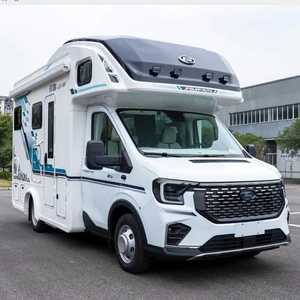 Caravane de luxe abordable, camping-car, construction en aluminium et acier, capacité 4-6 personnes, grand espace de vie spacieux - Product Image 1