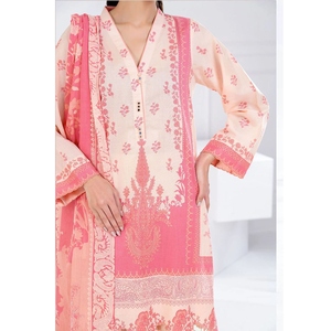 Nouvel arrivage de Salwar Kameez, indien pakistanais, robes de pelouse imprimées non cousues, costume de haute qualité, mode pelouse pour femmes, 3 pièces - Product Image 4