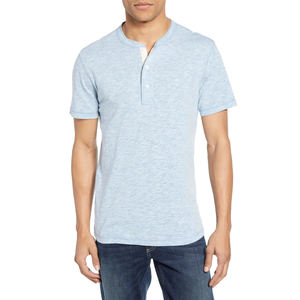 Summer Wear 100% T-shirt uni en coton pour hommes Impression de logo personnalisé T-shirts pour hommes unis lourds - Product Image 5