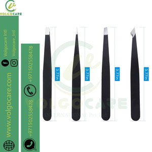Pinzas profesionales de acero inoxidable de la mejor calidad para cejas en un estilo único disponible en todos los colores y tamaños - Product Image 4