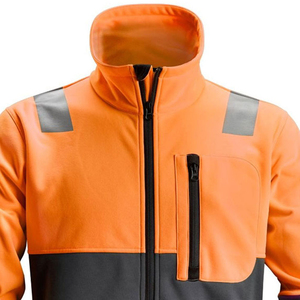 Veste de sécurité pour hommes à prix compétitif Veste de sécurité haute visibilité confortable et respirante de couleur unie pour l'extérieur - Product Image 6