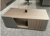Mobilier de Bureau Simple et Moderne - Bureau de Petit Manager, Chaises de Bureau et Ensemble Table Basse