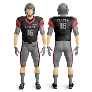 Vêtements de sport pour adultes avec logo imprimé sur mesure Uniforme à manches courtes Tops de football américain Maillot de football américain - Product Image 1