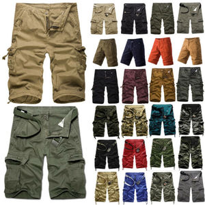Nouveaux shorts décontractés unis de qualité supérieure pour hommes, taille élastique, teinture unie, hip-hop, dernière mode, personnalisable, haute qualité - Product Image 3