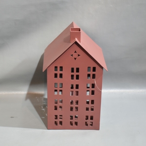 Christmas Indoor/Outdoor Handmade Eco-friendly Tea Light Holder Decorative Metal Hut <b>Candle</b> <b>Lantern</b> for Weddings Festivals Home - Product Image 2