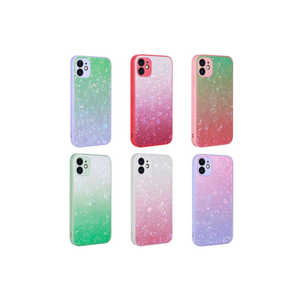 Coque en silicone rigide de luxe à motif marbré style granit dégradé pour 11 Pro - Protection antichoc et anti-poussière - Product Image 2