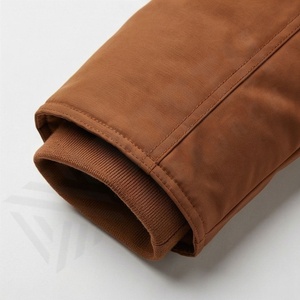 Parka d'hiver en molleton de coton respirant pour homme, avec logo personnalisé, prix de gros, haute qualité, veste chaude d'extérieur - Product Image 5