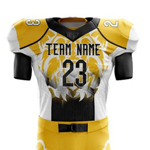 Uniforme de Fútbol Americano Personalizable, 100% Poliéster, Secado Rápido, Transpirable, Mangas Cortas, Diseñado para una Comodidad Óptima - Product Image 3