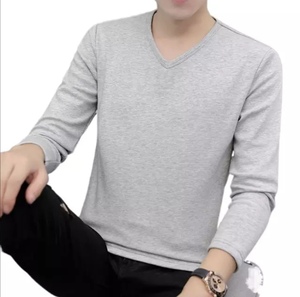 Camiseta de cuello en V para hombre, camisa Oem de alta calidad, superventas, 2022 - Product Image 6