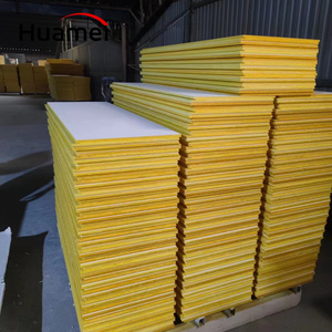 Trắng tegular sợi thủy tinh tấm âm thanh hấp thụ kính len Bảng điều khiển âm thanh che giấu trần - Product Image 4