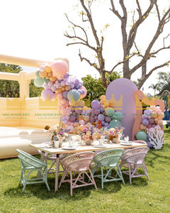 Chaises en rotin multicolores faites à la main pour enfants Sièges en osier écologiques pour la cuisine et le parc pour enfants-pour les fêtes d'anniversaire - Product Image 4