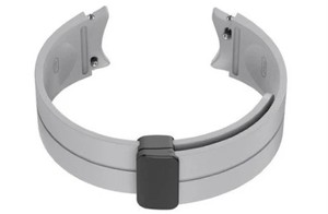 Correa de Reloj Deportiva GL001 Gris Claro Unisex, Duradera, Transpirable, Ajustable, Impermeable, de Silicona, 20-22mm, Acero Inoxidable - Product Image 6
