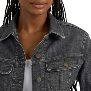 Nouveau design de vestes en jean pour femmes veste en jean respirante à manches longues coupe-vent pour femmes personnalisée - Product Image 3