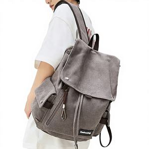 High Campus Harajuku Canvas Women <b>Backpack</b> <b>Large</b> Capacity School Bag For Junior Senior High College Girls Travel Daily Use - Product Image 1