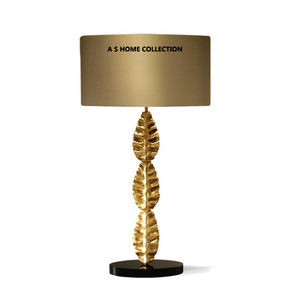 Aspecto elegante Ramas chapadas en oro y flores de color blanco Diseñador de mesa y lámpara de pie Fiestas y suministro de decoración de Resort - Product Image 5