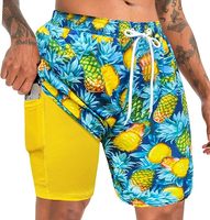 Shorts de Surf y Natación de Secado Rápido con Logotipo Personalizado para Hombre, Pantalones Cortos de Playa con Cintura Elástica, Estampados
