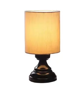Latest 2023 Small Wood Table lamp white Shade