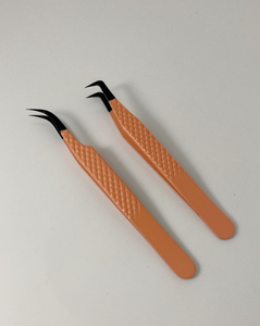 แหนบถอนขนตาด้านบนแบบตรงและโค้งอุปกรณ์ต่อขนตา - Product Image 6
