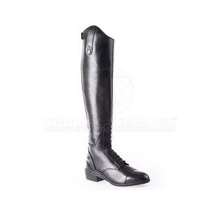 Botas de equitación clásicas con cordones Botas de equitación altas de cuero cómodas y duraderas con estilo - Product Image 3