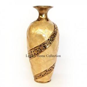 Normal Design Customizable Vase <b>Golden</b> Color Flower and <b>Plants</b> Storage <b>Pots</b> and Vase Home and Balcony Decorative Supplies - Product Image 1