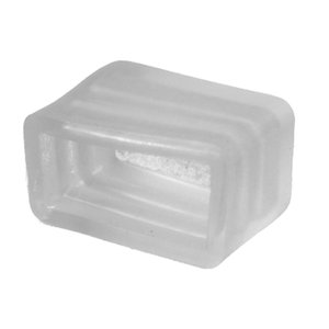 15 tappi terminali in gomma PVC per strisce LED impermeabili, passo 12mm, interno 16x8mm-illuminazione/accessori - Product Image 3