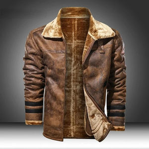 Chaqueta Bomber de Lona para Hombre, Nueva, de Alta Calidad, Personalizable, Transpirable, con Calefacción, Abrigo de Piloto Negro para Invierno - Product Image 2