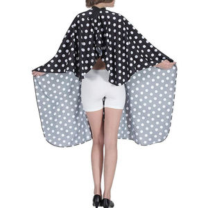 เสื้อคลุมกันเปื้อนสีดำสำหรับร้านตัดผมเสื้อคลุมสำหรับร้านเสริมสวย - Product Image 4