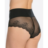 Braguitas de Bikini Sexys de Tela de Nailon de Punto con Diseño de Orificios Transpirables, Ropa Interior de Talle Bajo con Estampado y Remaches para Mujer