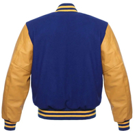 Veste universitaire de haute qualité en gros pour hommes, manches en cuir brodées, veste universitaire personnalisée de style baseball