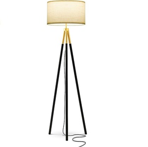 Wholesale Custom Metal Body <b>Tall</b> Standing Floor Lamp With Round Tea Stand Restaurant Office Home Hotel Decorative Side Lamp - Product Image 5