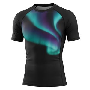 Maillot de compression durable pour hommes, femmes et enfants, idéal pour l'entraînement MMA, BJJ, Jiu-Jitsu No-Gi, personnalisable par sublimation, vente en gros de maillots de bain - Product Image 1