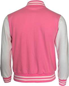 Expazna's Vestes de baseball personnalisées coupe-vent rose Letterman Broderie Letterman personnalisée Oversize Varsity Jacket Hommes Vente en gros - Product Image 5