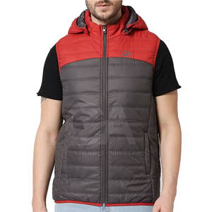 Chaleco acolchado sin mangas para exteriores de alta calidad para hombres Chaleco acolchado de precio razonable a la venta personalizado - Product Image 1