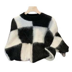 เสื้อสเวตเตอร์คอตตอนโพลีเอสเตอร์/ คอตตอนสำหรับฤดูหนาวผ้าคอตตอนเนื้อนุ่มระบายอากาศได้ดีวัสดุนุ่มขายดี - Product Image 4