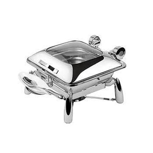 Steel Casserole Serving Chafing Dish Wedding Party Decoration <b>Food</b> <b>Warmer</b> Custom Size With Lid Metal Chafing Dish Made in India - Product Image 1