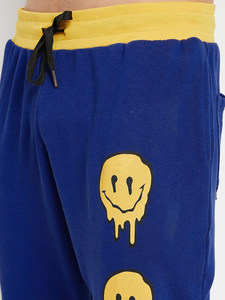 เซ็ตเสื้อสเวตเตอร์คอกลมของผู้ชายสำหรับฤดูใบไม้ร่วงเสื้อกันหนาวกีฬาบุขนแกะลายพิมพ์โลโก้กางเกงลำลองทรงหลวม - Product Image 3