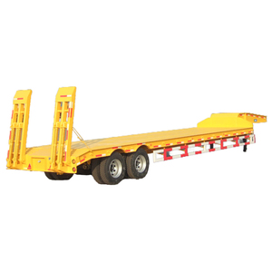 Remolque de Plataforma Baja Desmontable Hidráulico de 16m y 40t con Dos Ejes, Precio Competitivo, Directo de Fábrica - Product Image 1