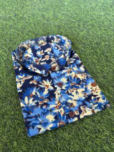 Men Hand Print Cotton <b>Shirt</b> Summer <b>Party</b> Wear Printed Half Sleeve <b>Shirt</b> Hot Sale Cotton Print <b>Shirt</b> Wholesale Men Printed <b>Shirt</b> - Product Image 2