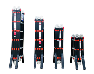 บันไดอเนกประสงค์อลูมิเนียมแบบพับได้ 4*4 ขั้น แข็งแรง ทนทาน สำหรับงานก่อสร้าง จัดเก็บง่าย - Product Image 1