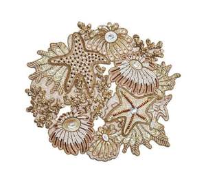 Wholesale Rubber Beaded Coaster <b>Mat</b>-Eco-Friendly Custom Size 10mm Thick Luxury Dining <b>Table</b> <b>Mat</b> From India - Product Image 4