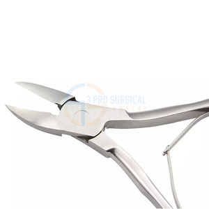3PRO Professional Stainless Steel <b>Cuticle</b> Nail Nipper with Plastic Grip for Personal and Salon use - Product Image 3