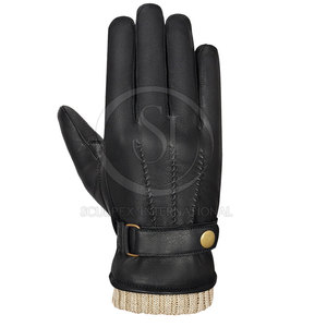 Venta en línea Guantes de cuero de moda de color personalizado Hechos en Pakistán Guantes de cuero de moda para adultos - Product Image 4