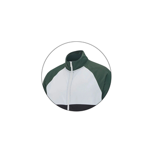 Chándal de invierno con estampado deportivo informal de manga larga de algodón 100% de alta calidad con cremallera personalizada para hombre, chándal de talla grande transpirable lateral - Product Image 2