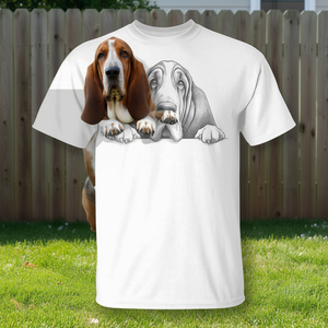 Camiseta con Diseño de Perro Basset Hound para Dueños de Perros, Producto Promocional - Product Image 3