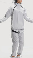 Combinaison de sauna en fibre de polyester de haute qualité OEM, unisexe, pour le remodelage du corps, entraînement, perte de poids, couleur et logo personnalisés, utilisation à domicile