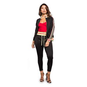 Ensemble de survêtement décontracté personnalisé avec logo OEM, sweat-shirt court et pantalon de jogging pour femme, ensemble deux pièces pour femme, pantalon de jogging - Product Image 1