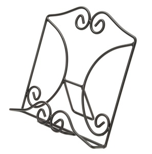 Modern Design Wrought Iron Metal <b>Book</b> Stand Holder Racks Black Color <b>for</b> Home Office Living Room Decoration <b>Book</b> Stand - Product Image 3