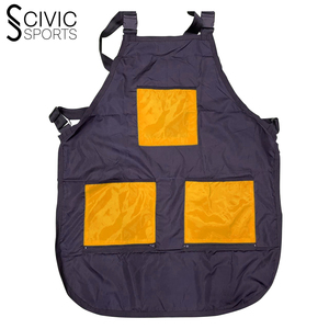 Chaleco de peluquero profesional delantal chaqueta de Bata de peluquería para salón de belleza ropa exterior con cierre de cremallera hecho de poliéster de lana - Product Image 1