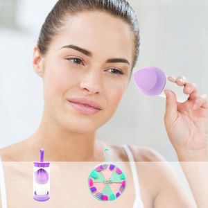 Modello triangolo cuscino d'aria trucco polvere soffio spugna di bellezza Set bagnato a secco utilizzabile per applicazioni viso scatola confezionata - Product Image 1