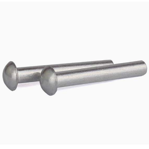 Rivets à tête ronde en acier au carbone et acier inoxydable, rivets à tête boutonnée pleine - Product Image 1